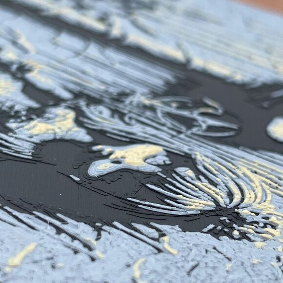 Scary Girl Wall Art, Creepy Girl Art, Creepy Girl Red Heart - Picture 7 of 10